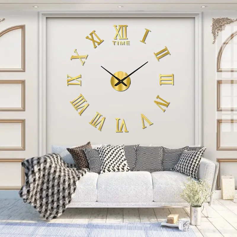Mirror Wall Clock - Image 2