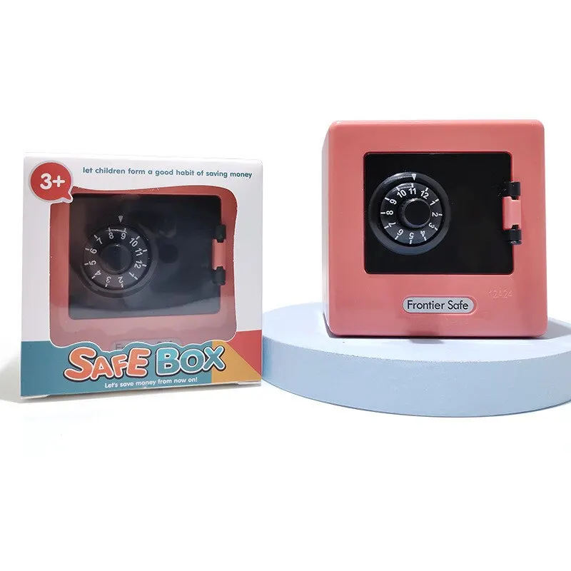 Mini Bank Money Box Retro Atm Rotating Password Cash Coins Saving Box Bank Safe Box Automatic Deposit Banknote Christmas Gift - Image 7