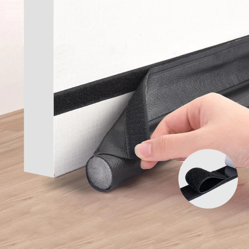 Adjustable Door Bottom Seal Strip Weatherstrip Under Door Draft Stopper Anti-Cold One Side Gap Blocker Foam Weather Strip Adjust - Image 5