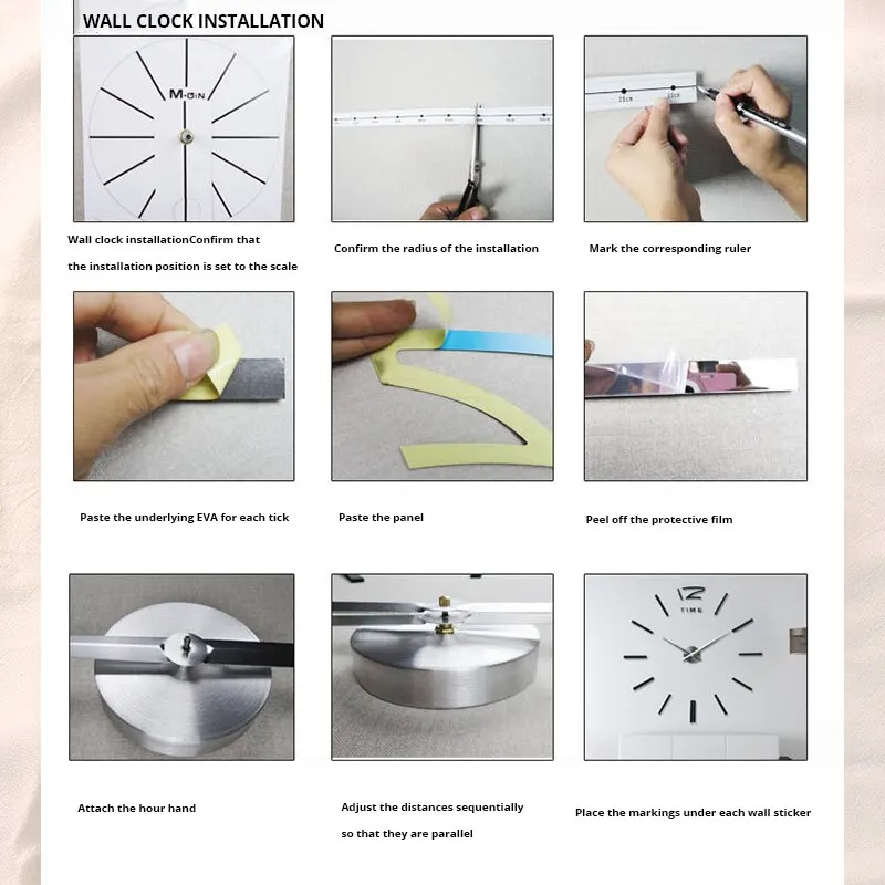 Mirror Wall Clock - Image 4