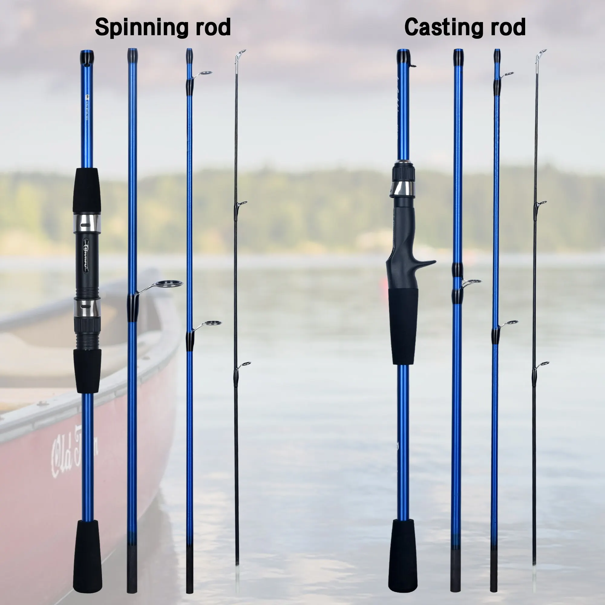4/5 Section Fishing Rods - Image 5