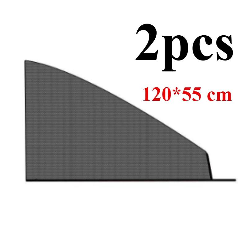 2pcs Car Front Rear Side Window Sunshade UV Protect Shield Mesh Prevent Mosquito Sunshine Privacy Protection Foldable Curtain - Image 7