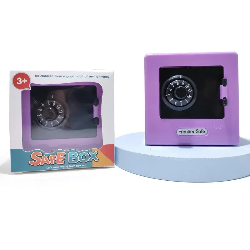 Mini Bank Money Box Retro Atm Rotating Password Cash Coins Saving Box Bank Safe Box Automatic Deposit Banknote Christmas Gift - Image 11