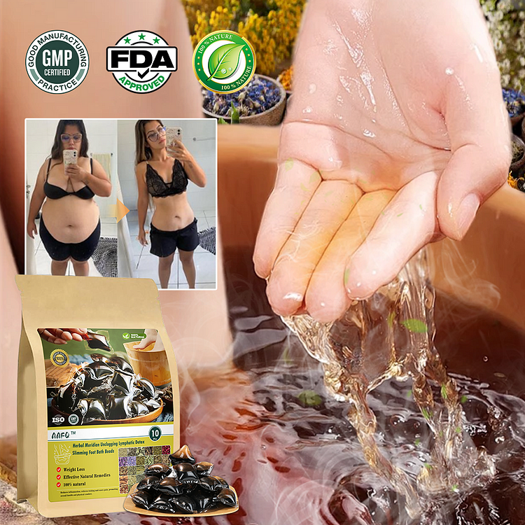 AAFQ™ Herbal Meridian Unclogging Lymphatic Detox Slimming Foot Bath Beads - Image 2