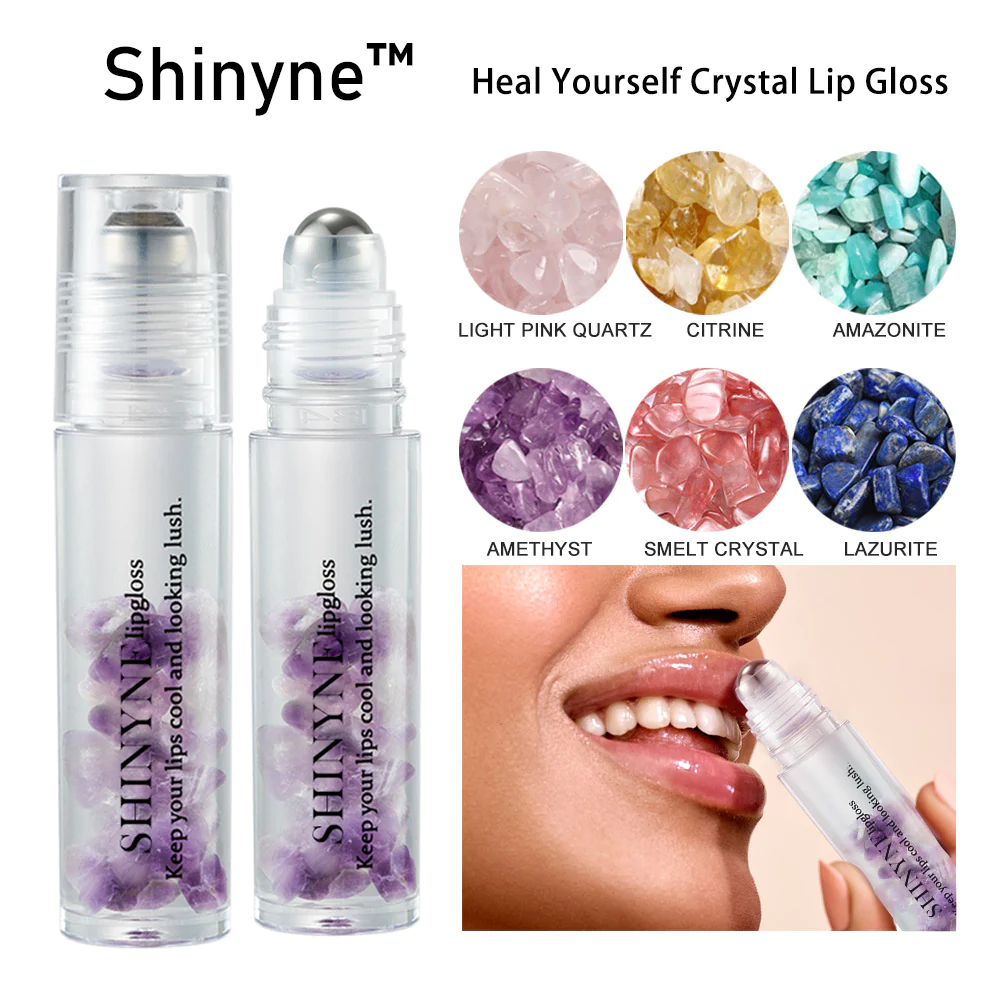 NEW Shinyne™ Natural Crystal Moisturizing lush lip Gloss Lips Plumping - Image 6