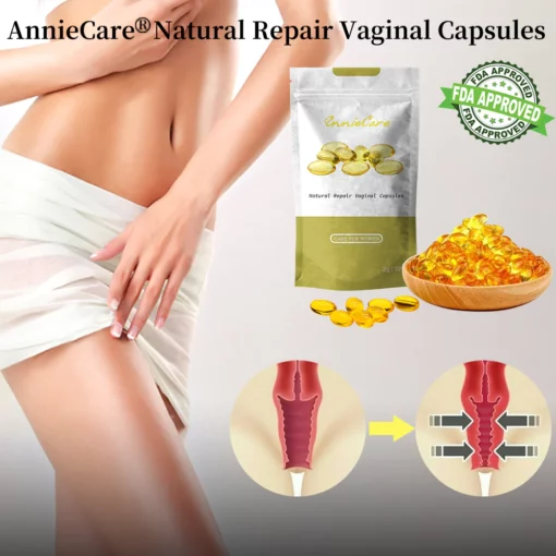 AnnieCare® Instant Itching Stopper & Natural Detox & 퍼밍 리페어 & 핑크 앤 텐더 Natural Capsules PRO