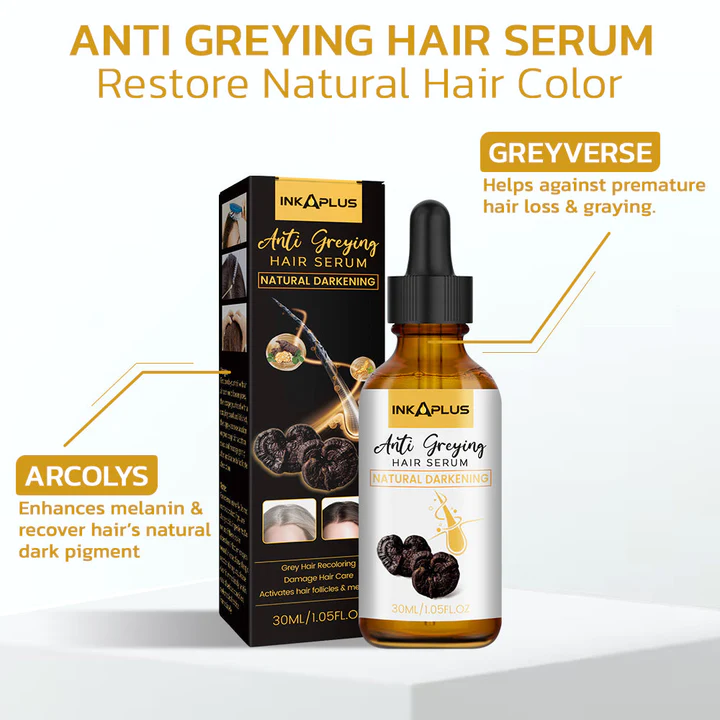 flysmus™ INKAPLUS Anti Greying Hair Serum - Image 2