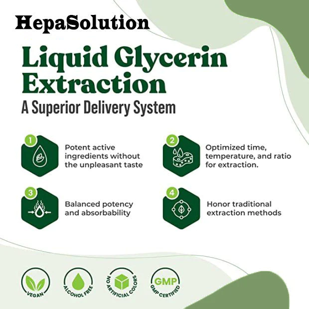 HepaSolution® Powerful Antioxidant Liver Cleanse Detox and Repair Drops - Image 2