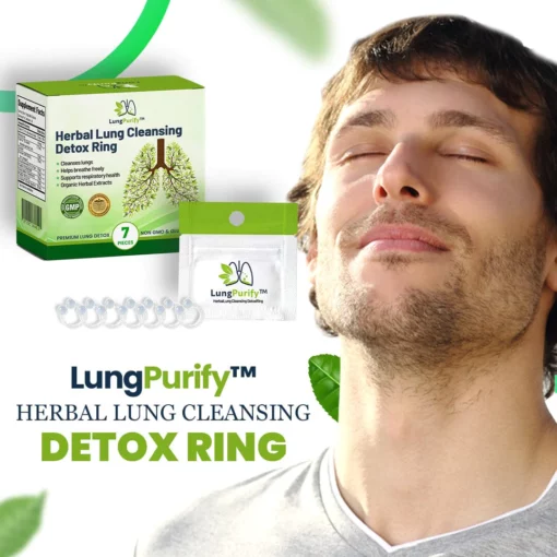 LungPurify™ Glanhau Ysgyfaint Llysieuol Detox Ring PRO