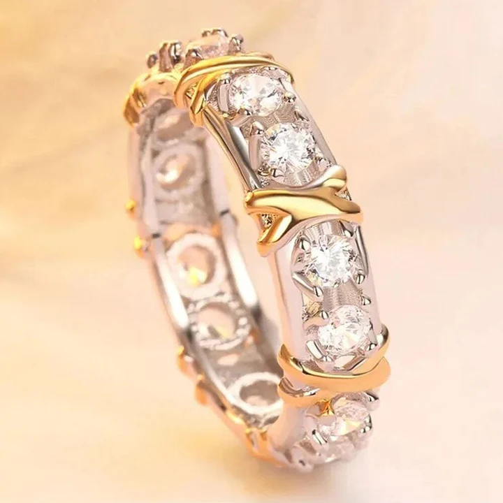 Oveallgo™ Meliora Magnetite Criss-Cross Lymphvital Ring - Image 3