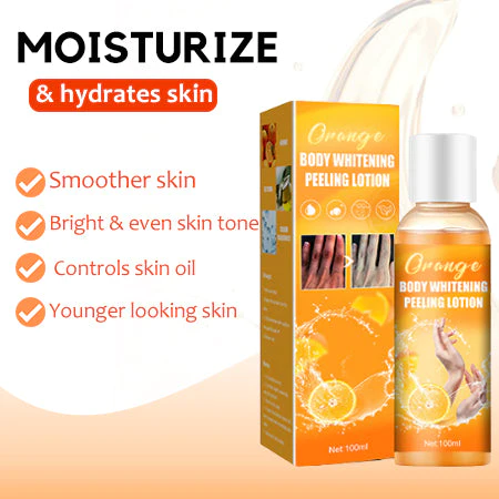 Orange Body Whitening Peeling Lotion - Image 3