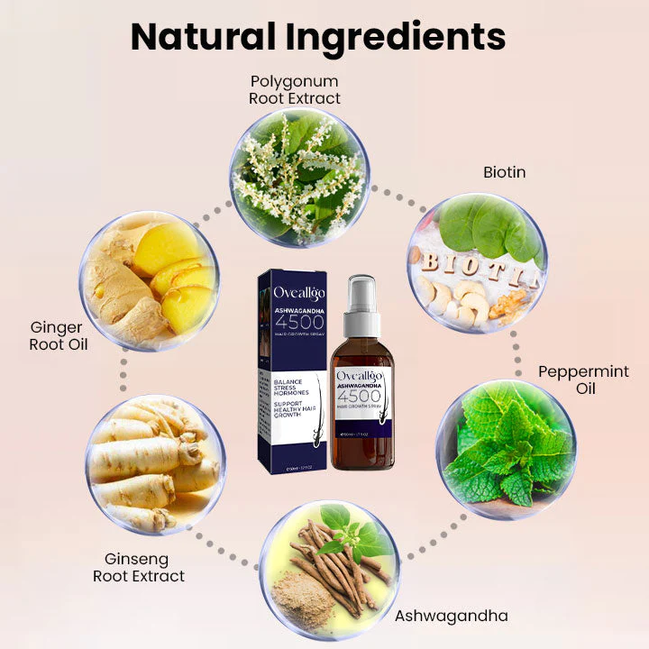 Oveallgo™ Ashwagandha 4500 Ultimate Hair Growth Spray - Image 7