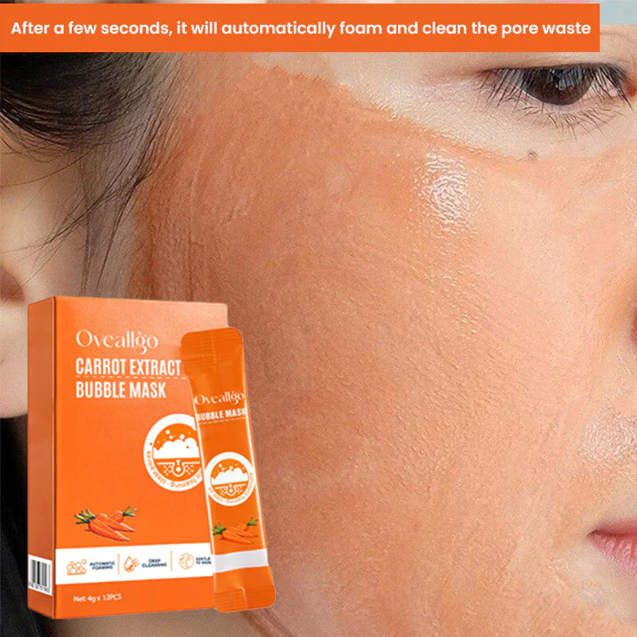 Oveallgo™ Carrot Pore Purifying Bubble Mask - Image 7