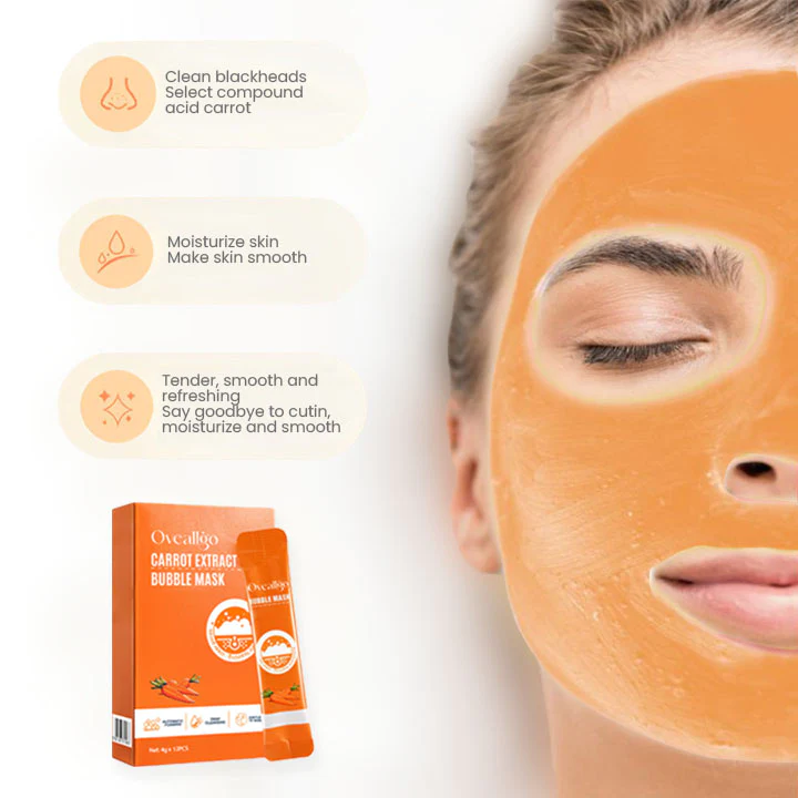 Oveallgo™ Carrot Pore Purifying Bubble Mask - Image 2