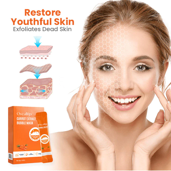Oveallgo™ Carrot Pore Purifying Bubble Mask - Image 10