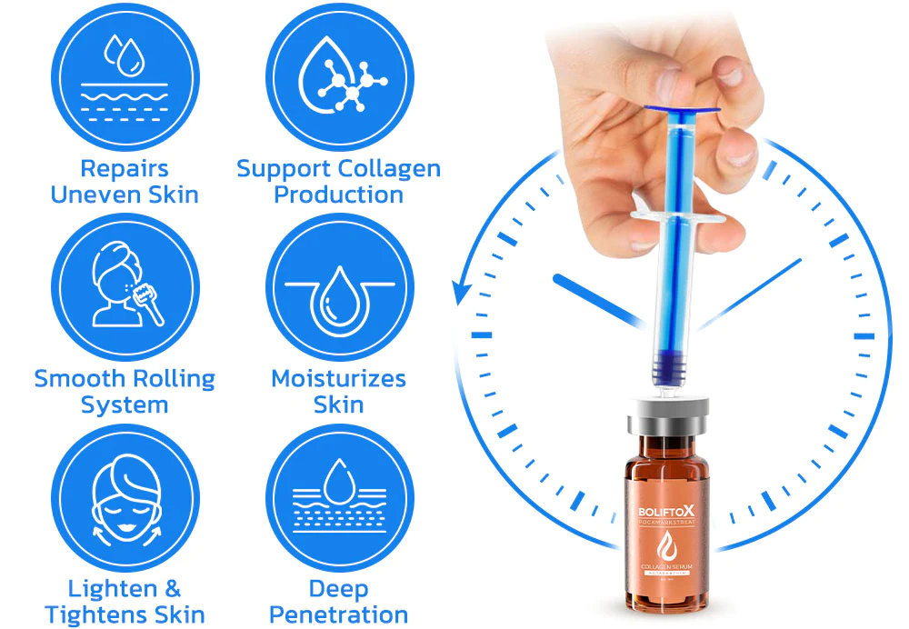 flysmus™ BoLiftox PockmarksTreat Collagen Astaxanthin Roller - Image 4