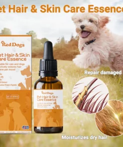 RedDogs® Pet Hair Skin & Hair Care Essence For Cat & Dog For Hair Loss - Alopecia Areata - Fungal Infection - Hair Beautification - Soothing Emotions