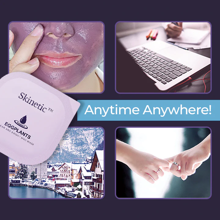 Skinetic™ Single-Packaged Eggplants Mud Mask - Image 8