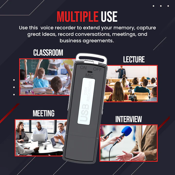 WhisperWatcher™ USB Disguised Voice Recorder - Image 9