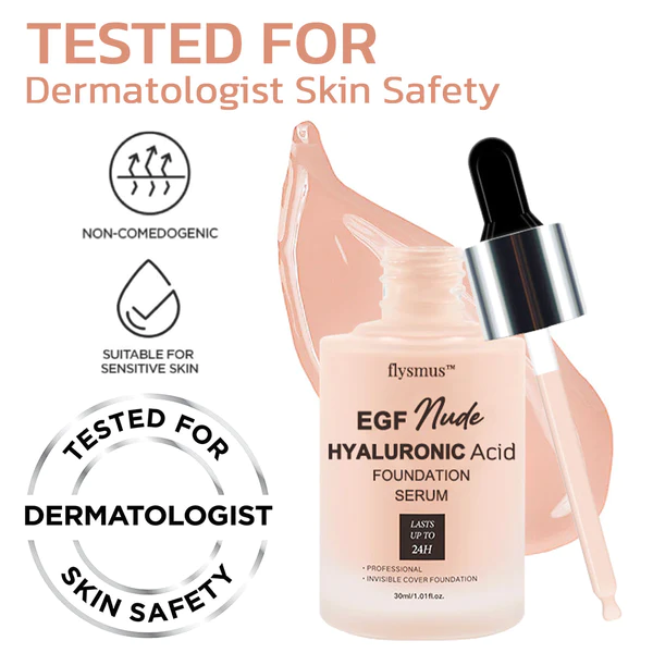 Oveallgo™ EGF Nude Hyaluronic Acid Foundation Serum - Image 4
