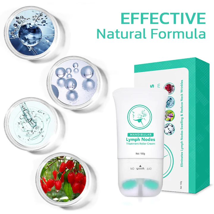 GFOUK™ Mandibular lymph Nodes Treatment Roller Cream - Image 5