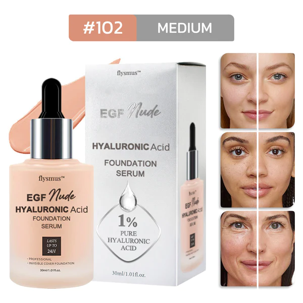 Oveallgo™ EGF Nude Hyaluronic Acid Foundation Serum - Image 10