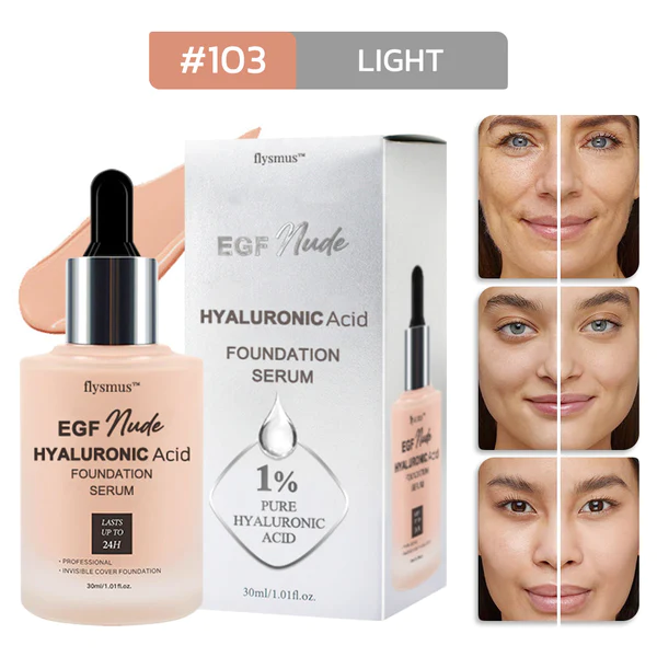 Oveallgo™ EGF Nude Hyaluronic Acid Foundation Serum - Image 11