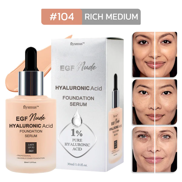 Oveallgo™ EGF Nude Hyaluronic Acid Foundation Serum - Image 12