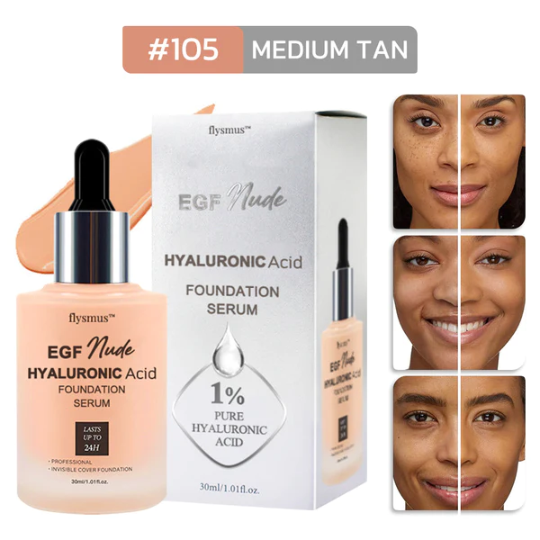 Oveallgo™ EGF Nude Hyaluronic Acid Foundation Serum - Image 13