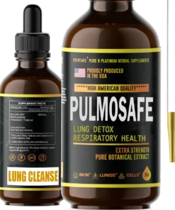 PulmoSafe™ Natural Lung Cleansing Herbal Drops - Promotes Lung Strength