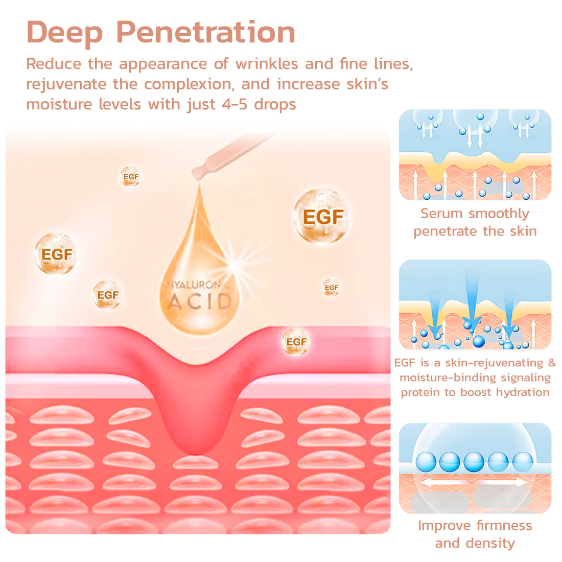 Oveallgo™ EGF Nude Hyaluronic Acid Foundation Serum - Image 5