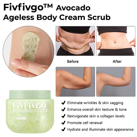 Oveallgo™ Avocado Ageless Body Cream Scrub - Image 7