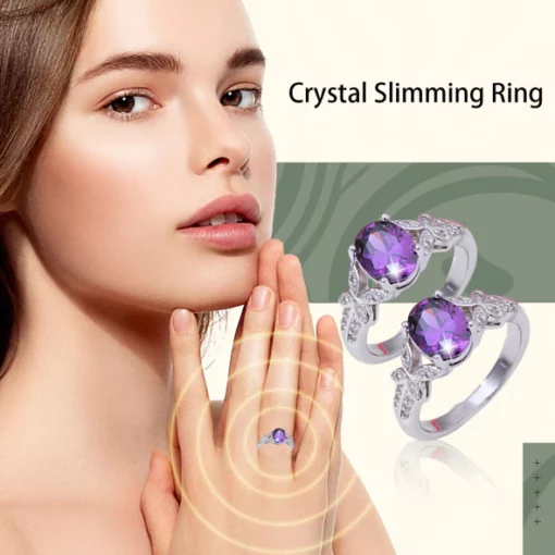 Enéas кристално-кристален прстен за слабеење