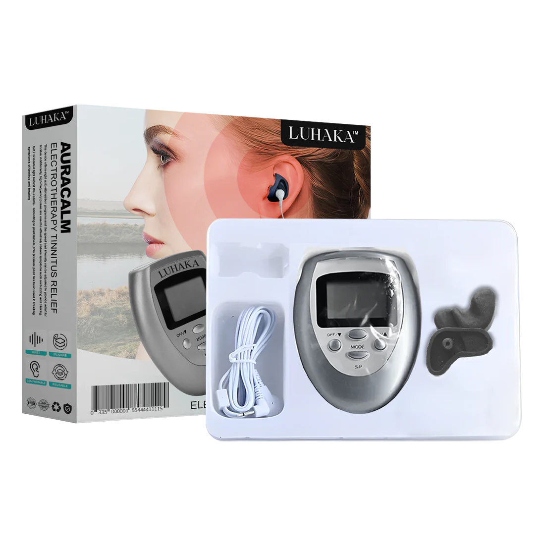 Luhaka™ Auracalm Electrotherapy Tinnitus Relief