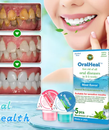 OralHeal™ Jelly Cup Mouthwash Restoring teeth and mouth to health