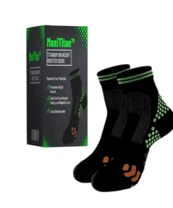 MaxiTitan™ Titanium Ion Height Booster Socks