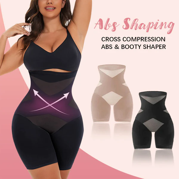 PerfectForm™【2023 Upgrade】Cross Compression Abs & Booty High Waisted Shaperwear - Image 2