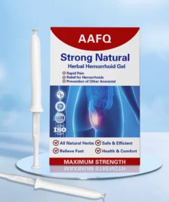 AAFQ Strong Natural Herbal Hemorrhoid Gel - Powerful Support - Made in USA -Herbal Extracts