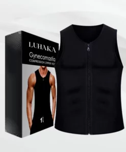 Luhaka Gynecomastia Compression Zipper Vest