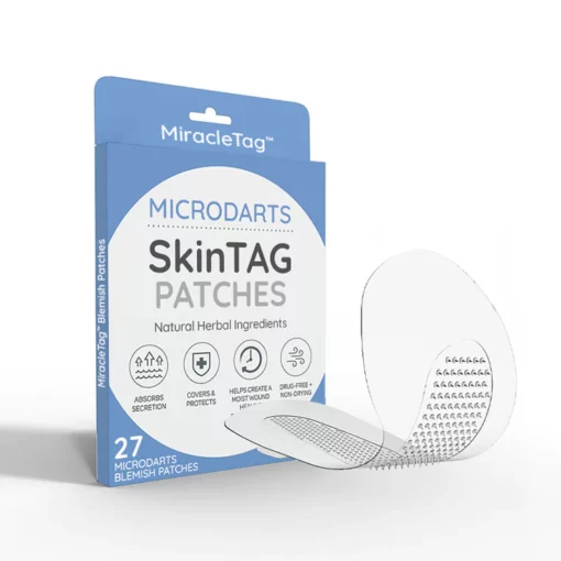 MiracleTag™ MicroDarts SkinTAG ಬ್ಲೆಮಿಶ್ ಪ್ಯಾಚ್‌ಗಳು