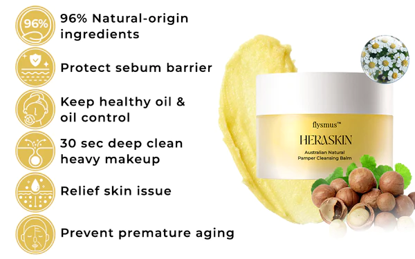 flysmus™ HERASKIN Australian Natural Pamper Cleansing Balm - Image 4
