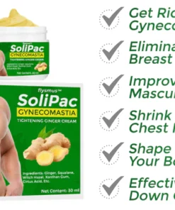 flysmus™ SoliPac Gynecomastia Tightening Herbal Cream