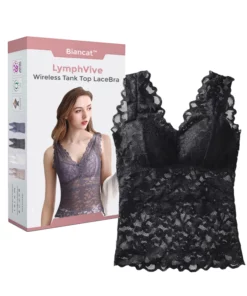 Xusym™ LymphVive Wireless Tank Top Lace Bra
