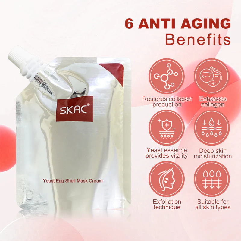 Peeluxe™ Yeast Egg Shell Mask Cream - Image 3