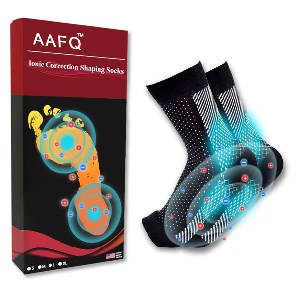AAFQ™ Turmalínové iónové korekčné tvarujúce ponožky