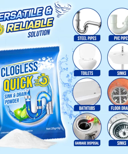 GFOUK™ Clogless Quick Sink and Drain Powder
