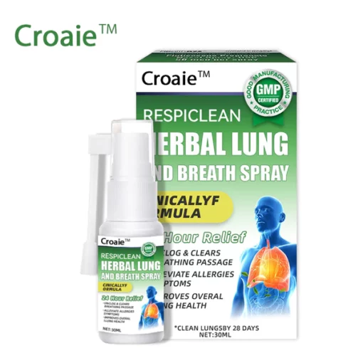CroAie® RespiClean žolelių plaučių ir kvėpavimo purškalas