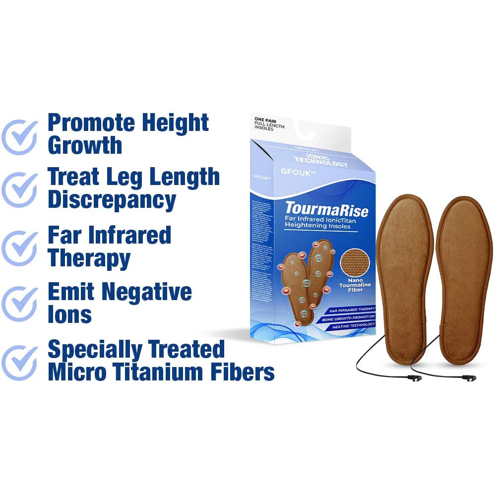 GFOUK™ TourmaRise Far Infrared IonicTitan Heightening Insoles - Image 6