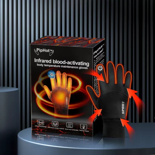 PipHot™ အနီအောက်ရောင်ခြည် သွေး-အသက်ဝင်စေသော ခန္ဓာကိုယ်အပူချိန် ထိန်းသိမ်းမှု လက်အိတ်