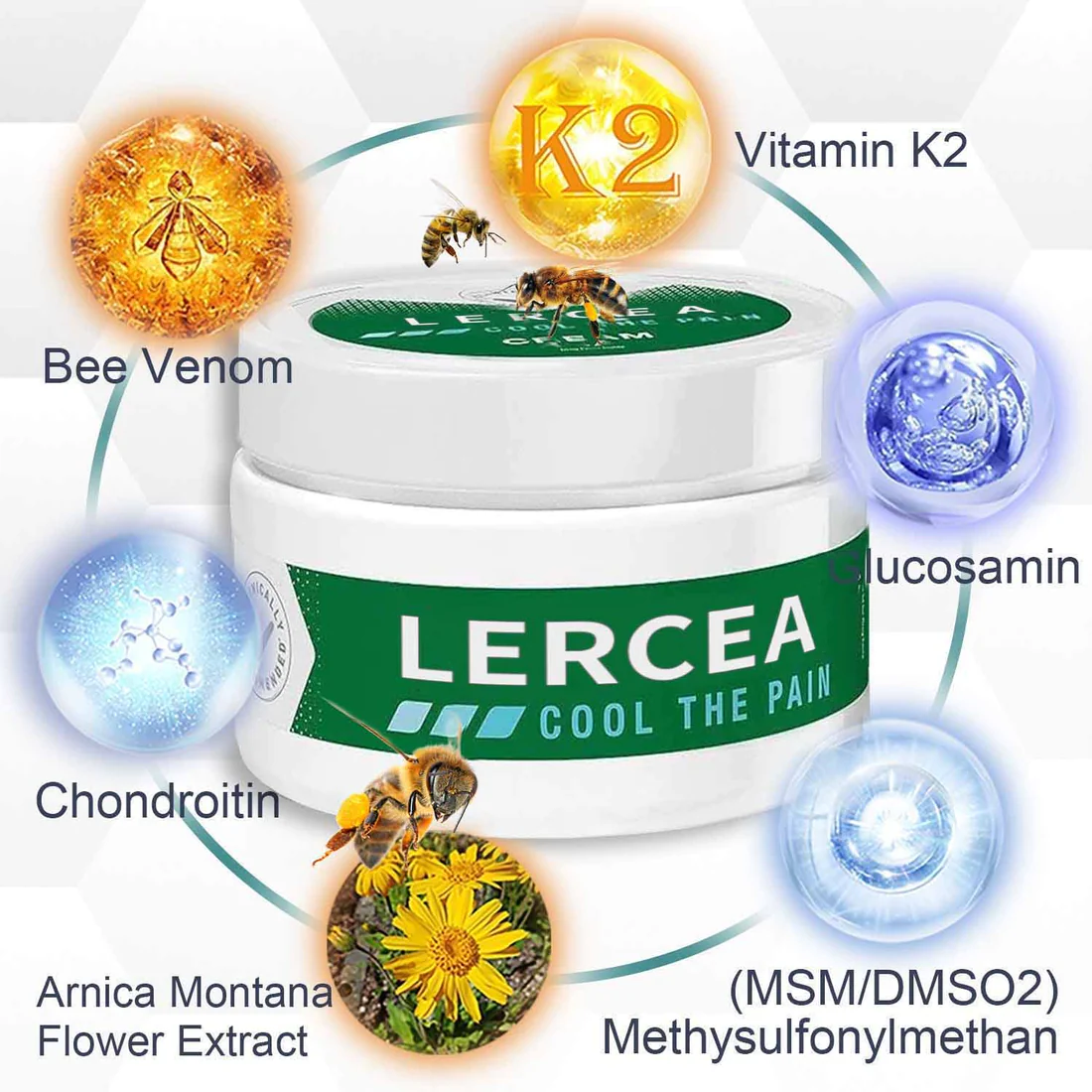 LERCEA™ Bee Venom Pain and Bone Healing Cream - Image 5